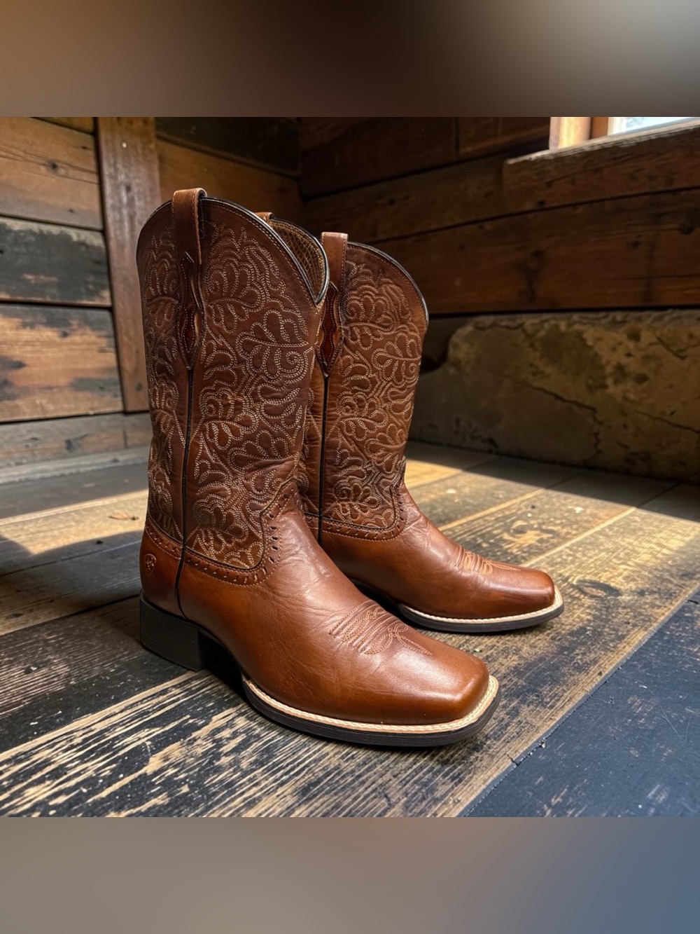 Ariat Women's Round Up Remuda Western Boot - Broad Square Toe 9